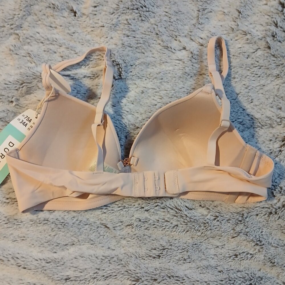 Dorina Revive Women's Recycled Nylon Blend Seamless Beige Bra SZ 34A - Picture 5 of 7